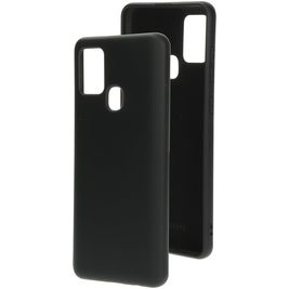 Mobiparts Coque Samsung Galaxy A21s Coque arrière en Silicone - Noir