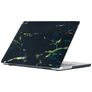 Mobigear Marble MacBook Air 15 Pouces (2023-2026) Coque - Noir / Marron - Model A2941 / A3114 / A3241 / A3448