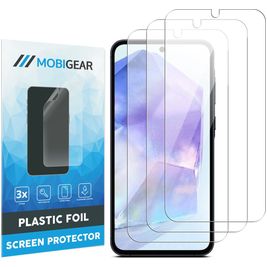 Mobigear Samsung Galaxy A35 Protection d'écran Film - Compatible Coque (Lot de 3)