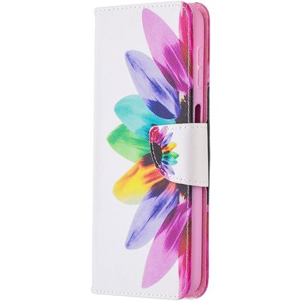 Mobigear Design Samsung Galaxy A32 5G Étui Portefeuille - Tournesol