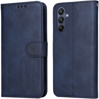 Mobigear Wallet Housse Samsung Galaxy A16 Etui Porte-Monnaie - Bleu