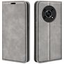 Mobigear Retro Slim Housse HONOR Magic 4 Lite Etui Porte-Monnaie - Gris