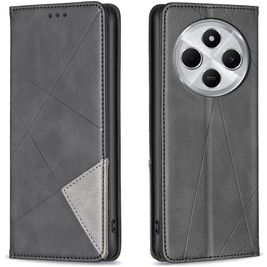 Mobigear Rhombus Slim Housse Xiaomi Redmi 14C Etui - Noir