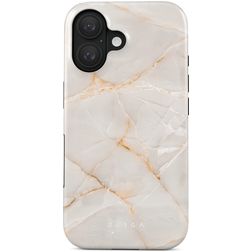 Burga Tough Coque iPhone 16 Plus Coque arrière Rigide Anti-Chocs - Vanilla Sand