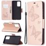 Mobigear Butterfly Samsung Galaxy A72 Étui Portefeuille - Rose doré