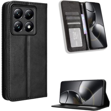 Mobigear Sensation Housse Xiaomi 14T Etui Porte-Monnaie - Noir
