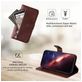 Mobigear Zipper Housse iPhone 17 Pro Etui Porte-Monnaie - Marron