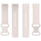Mobigear Sport Dual Bracelet Silicone Fitbit Charge 5 Fermeture à clou et passant - Lumière stellaire