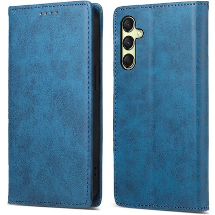 Mobigear Wallet Housse Samsung Galaxy A16 Etui Porte-Monnaie - Bleu