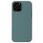 Mobigear Rubber Touch Coque iPhone 13 Pro Max Coque arrière en Silicone - Pine Green