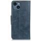 Mobigear Classy Housse iPhone 14 Etui Porte-Monnaie - Bleu