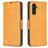 Mobigear Excellent Housse Samsung Galaxy S25 FE Etui Porte-Monnaie - Cognac