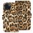 My Style Flex Wallet Housse iPhone 15 Etui Porte-Monnaie - Wild Leopard
