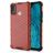 Mobigear Honeycomb Coque HONOR 9X Lite Coque arrière Rigide Anti-Chocs - Rouge