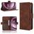 Mobigear Slide Wallet Housse OnePlus 15 Etui Porte-Monnaie - Marron