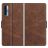 Mobigear Slim Magnet Housse TCL 20L Etui Porte-Monnaie - Marron