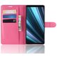 Mobigear Classic Housse Sony Xperia 1 Etui Porte-Monnaie - Magenta