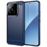 Mobigear Brushed Slim Coque Xiaomi 15 Coque arrière en TPU Souple - Dark Blue
