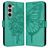 Mobigear Butterfly Housse Samsung Galaxy Z Fold 6 Etui Porte-Monnaie - Vert