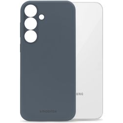 Mobilize Rubber Gelly Coque Samsung Galaxy S23 FE Coque arrière en TPU Souple - Matt Blue