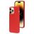 Mobiparts Coque iPhone 14 Pro Max Coque arrière en Silicone - Scarlet Red