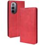 Mobigear Sensation Housse Motorola Edge X30 Etui Porte-Monnaie - Rouge