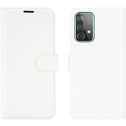Mobigear Classic Housse Samsung Galaxy A52 Etui Porte-Monnaie - Blanc