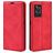 Mobigear Retro Slim Housse Realme GT2 Pro Etui Porte-Monnaie - Rouge