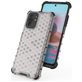 Mobigear Honeycomb Coque Xiaomi Redmi Note 10S Coque arrière Rigide Anti-Chocs - Noir