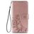 Mobigear Clover Housse Samsung Galaxy S20 FE Etui Porte-Monnaie - Rose doré