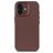 Decoded iPhone 17 Cuir véritable Coque arrière Antichoc - Chocolate Brown