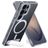 Mobiparts Hardcover Transparent Samsung Galaxy S26 Ultra MagSafe Plastique rigide Coque arrière avec béquille - Transparent