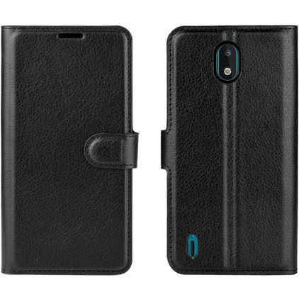 Mobigear Classic Housse Nokia 1.3 Etui Porte-Monnaie - Noir