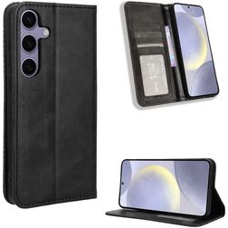 Mobigear Sensation Housse Samsung Galaxy S25 FE Etui Porte-Monnaie - Noir