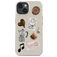 Burga Tough iPhone 15 MagSafe Plastique rigide Coque arrière Antichoc - Oat Milk Please