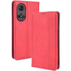 Mobigear Sensation Housse HONOR 50 Etui Porte-Monnaie - Rouge