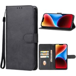 Mobigear Wallet Housse iPhone 15 Etui Porte-Monnaie - Noir