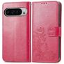 Mobigear Clover Google Pixel 9 Pro XL Étui Portefeuille - Rouge