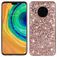 Mobigear Glitter Coque Huawei Mate 30 Coque arrière Rigide - Rose doré