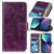 Mobigear Basic Housse iPhone 14 Etui Porte-Monnaie - Violet