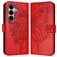 Mobigear Butterfly Housse Samsung Galaxy A27 Etui Porte-Monnaie - Rouge