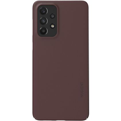 Nudient Thin Precise Coque Samsung Galaxy A33 Coque arrière Rigide - Sangria Red