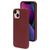 Mobiparts Coque iPhone 13 Coque arrière en Silicone - Plum Red