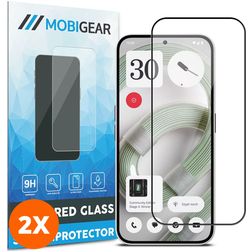 Mobigear Premium Nothing Phone (2a) Plus Verre trempé Protection d'écran - Compatible coque (Lot de 2)