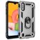 Mobigear Armor Ring Coque Samsung Galaxy A01 Coque arrière Rigide Anti-Chocs avec Anneau-Support - Argent
