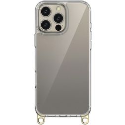 Mobigear Bungy Coque iPhone 16 Pro Max Coque arrière Rigide - Or