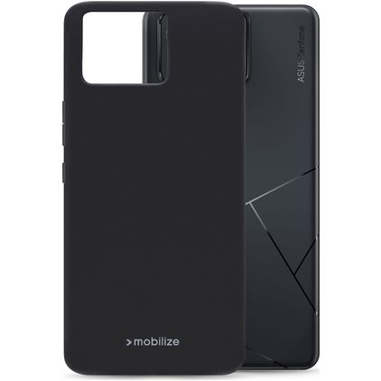Mobilize Rubber Gelly Coque ASUS Zenfone 11 Ultra Coque arrière en TPU Souple - Matt Black