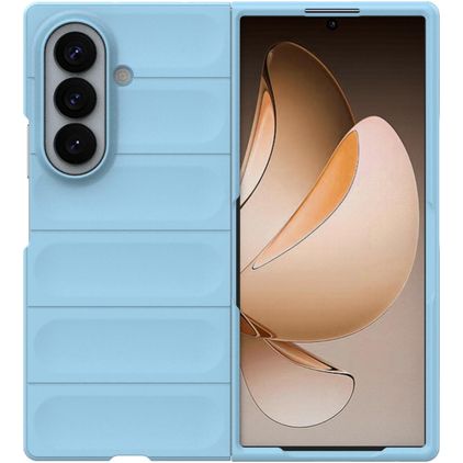 Mobigear Bumpy Coque Samsung Galaxy Z Fold 8 Ultra Coque arrière en TPU Souple - Bleu