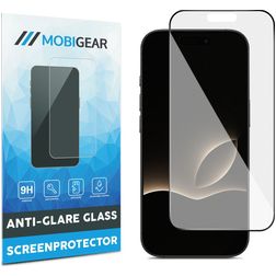 Mobigear Premium iPhone Air Verre trempé Protection d'écran Anti-Glare - Compatible Coque - Noir