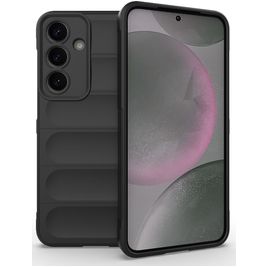 Mobigear Bumpy Coque Samsung Galaxy S25 Plus Coque arrière en TPU Souple - Noir